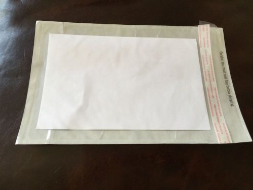 1000 Shipping Label Clear Pouch 7x10 Packing List Invoice Slip Holder Envelope