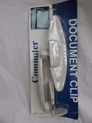 Computer Document Clip. Document Holder.  New