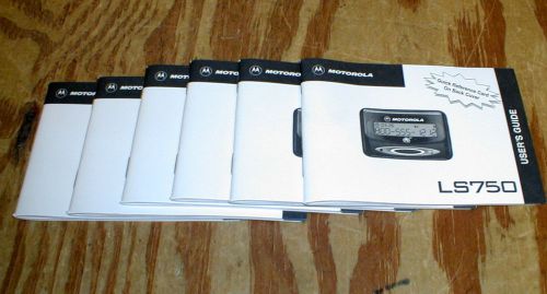 6 - Motorola LS750 Pager, Pocket Users/Instruction  Manual