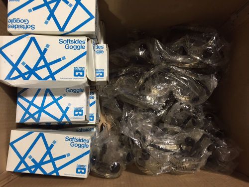 BOUTON Softsides Goggles, Safety Work Lab, Lot of 50 Pairs!