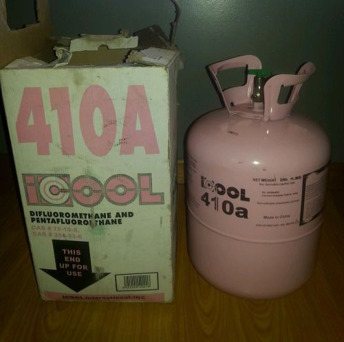 Empty 410a, R410a Refrigerant  25 lb tank