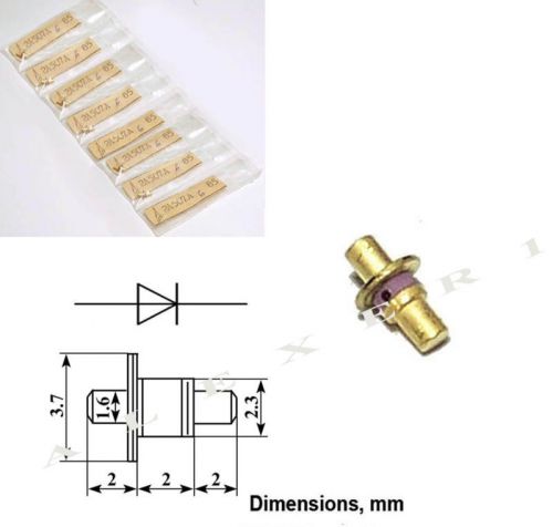 1x 2A520A USSR Military Si Switching p-i-n Diode, 200GHz 4W