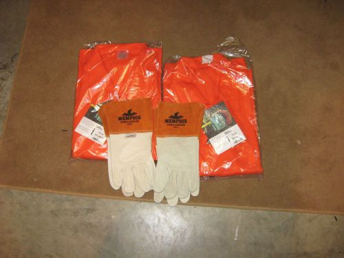 Black stallion fr jacket 5x,&amp; welding gloves for sale