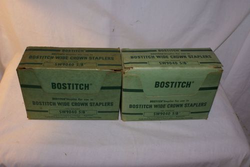 Bostitch SW9040  5/8&#034; Staples 2000 in box  For use in a Bositch Box lot 2