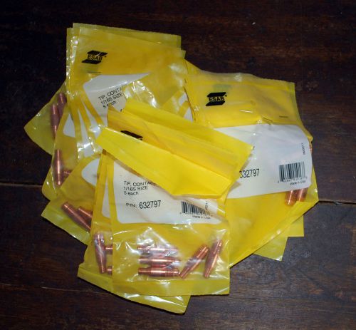 Lot of 90 Contact Tip Esab 1/16s 632797