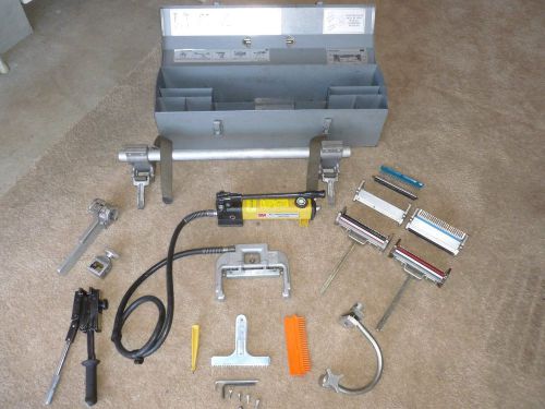 3m ms2 splicing rig w/ 4270 hand presser &amp; aerial strand clamp mount w/o handle for sale