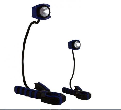 New Durable Flexible Dorcy International LED Clamp Work Light Combo Pack In Blue