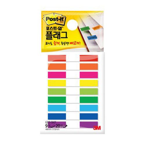 3M Post-it Flag 1 packs 180 Sheets bookmark point Sticky Note - 683-9KP-
