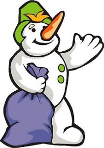 30 Custom Irish Gift Snowman Personalized Address Labels