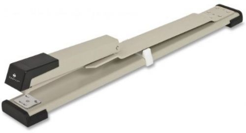 Sparco Long Reach Stapler, 20 Sheet Capacity, Standard Staples, Putty/Black