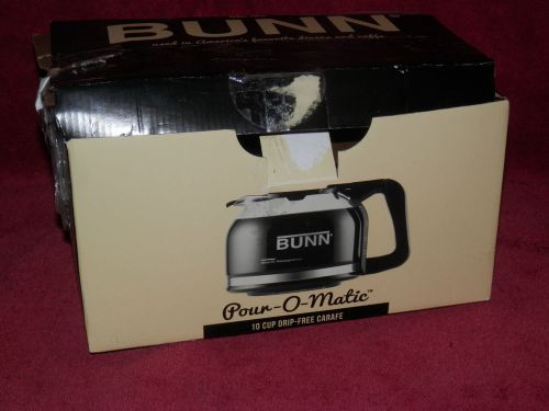 BUNN Pouromatic 10 cup drip free carafe NEW