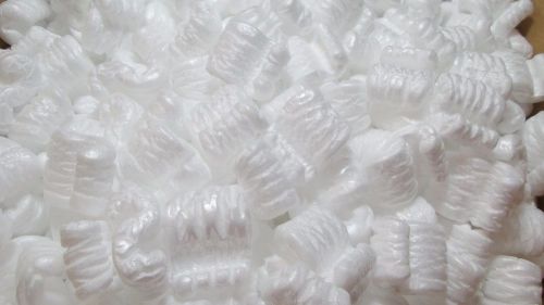 1.5 Cubic Feet Packing Peanuts - white &#034;s&#034; shaped - free shipping