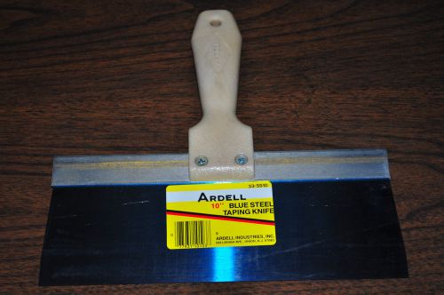 Ardell 5510 Blue Steel Taping Knife, Dry wall taping knife 10&#034;x3&#034; Made in USA