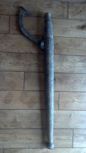 Old Cant Logging Forestry Lumberjack Rolling Hook Tool Northern Wisconsin 34.5&#034;