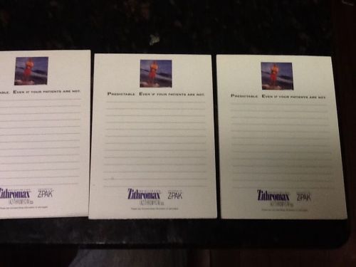 Memo pads , Zithromax , collectable