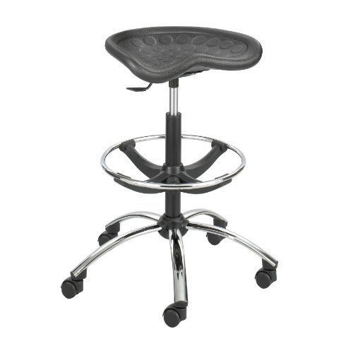 Safco Products 6660BL SitStar Stool Chrome Base for use with SitStar Back NEW