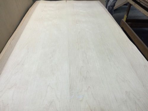 Wood Veneer Maple 44x86 1 Piece 10Mil Paper Backed &#034;EXOTIC&#034; AIR 36