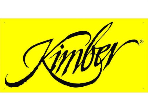 Advertising Display Banner for Kimber Dealer Arm Gun Shop