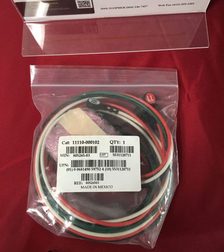 Physio control lifepak 4 wire limb lead attachment leadwires 11110-000102 for sale