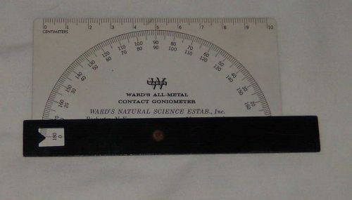 Wards All Metal Contact Goniometer Crystal Angle Measure Directions EUC