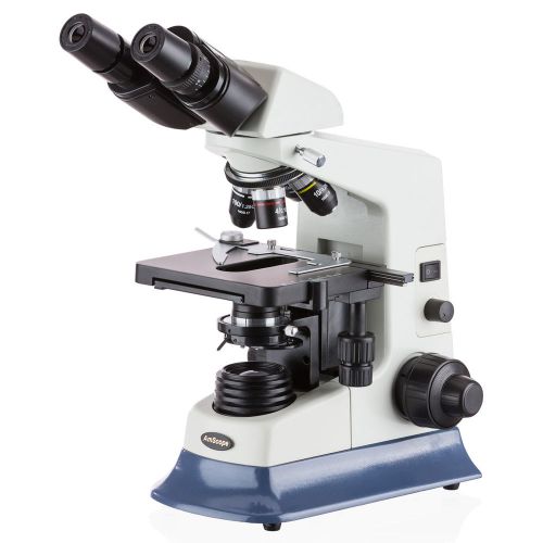 Amscope b590a binocular laboratory compound microscope 40x-1600x for sale
