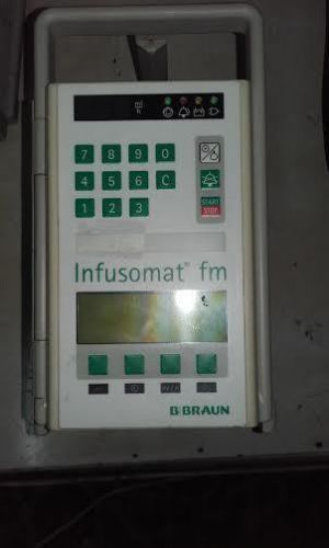 BRAUN infusomat FM  INFUSION PUMP GOOD CONDITON. WORKS without drip sensor