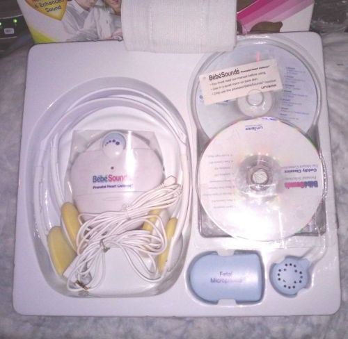 Bebe Sounds Prenatal Gift Set Original Box Heart Listener Maternity Belt #BE005