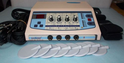 Electrical  stimulator 4ch electrotherapy physical pain relief therapy 78uytpo for sale