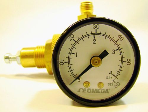 Norgren R-44-233-RNEA Minature Pressure Regulator 0-60 PSI Gauge x-knob