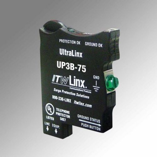 ITW Linx ITW-UP3B-75 UltraLinx 66 Block 75V Clamp 350mA Fuse 2 LED Indicators