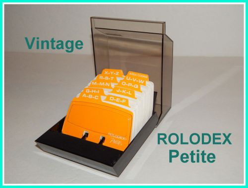 Rolodex Petite S310C Address / Tel File New Rolodex S30 Cards 4&#034;x 2.25&#034; Vintage