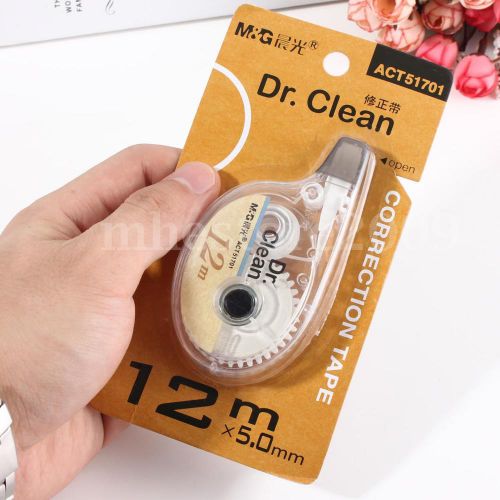 Roller correction tape white out study office school stationery student  5mm*12m for sale