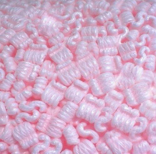 NEW Pink Packing Peanuts 1.5 Cubic Feet 11 Gallons Anti Static Loose Void Fill