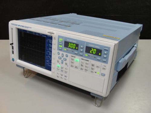 Yokogawa wt3000 precision power analyzer + options 04 c12 c5 cc dt g6 mv 760304 for sale