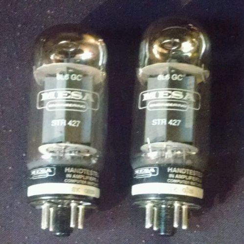 Vintage Mesa 6L6GC Tube STR427 PAIR 2  NEW FREE SHIPPING INCLUDED Boogie