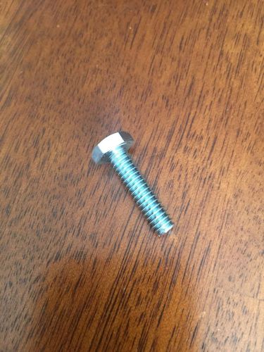 1/4-20 zinc-plated hex bolts. 1in. long(30pcs.)