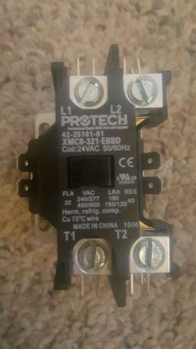 PROTECH 2 Pole Contactor XMC0-322-EBBD 600V Max 24VAC Coil V138