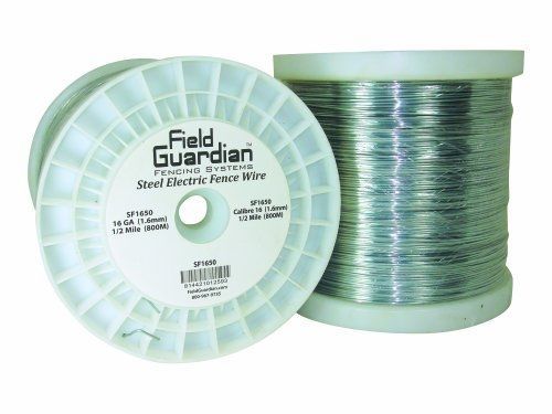 Field Guardian 16-Guage Galvanized Steel Wire, 1/2 Miles