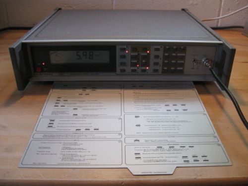 Racal-Dana Model 5002 Wideband Level Meter - Includes Manual