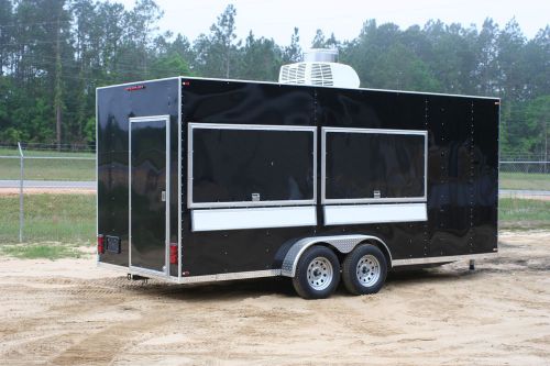2016 7 x 18 concession trailer /  mobile kitchen +range for sale