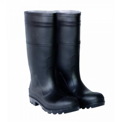 Size 9 rain wear over the sock black pvc men&#039;s rain boot custom leathercraft for sale