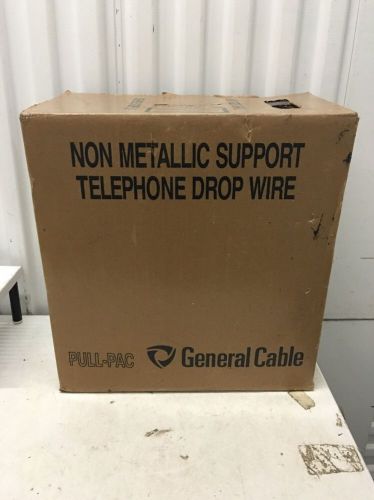 TELEPHONE WIRE 2/22 asw Non Metallic Support  Drop Wire general cable 750 Feet