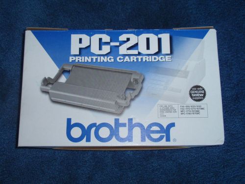PC201 Thermal Transfer Print Cartridge, Black - Genuine Brother - Original Box