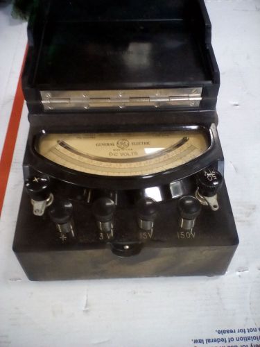 General electric volt meter dc vintage
