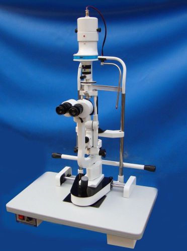 Halogen bulb slit lamp with camera with free shipping worldwide for sale