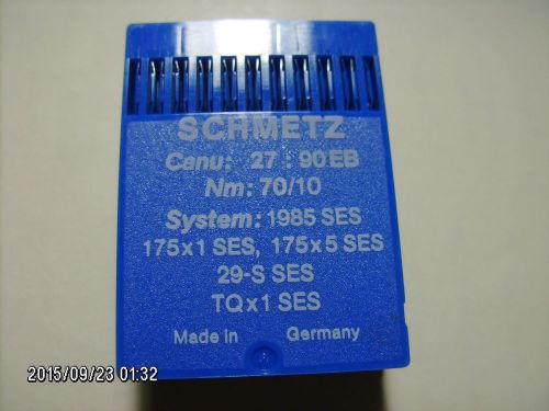 77 pc SCHMETZ sewing machine needles 1985 SES 175x1 SES Nm 70/10
