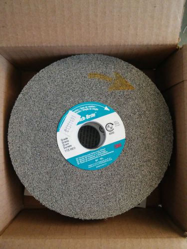 2 pcs of3m scotch brite 6&#034; x 1/2&#034; x 1&#034; sf deburring wheel 11s med 33187 ~new for sale