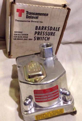 Barksdale Pressure/Vacuum Switch Model D2T-H18 4-18PSI *NEW in BOX