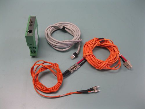 Phoenix Contact FL MC 10BASE-T/FO G850 Fiber Optic Converter H18 (2029)