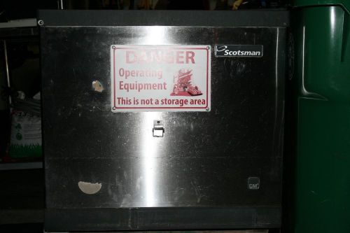 SCOTSMAN ICE MAKER #CME656AS-32F CUBER
